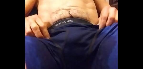  A amateur male with pee fetish peeing in my underwear